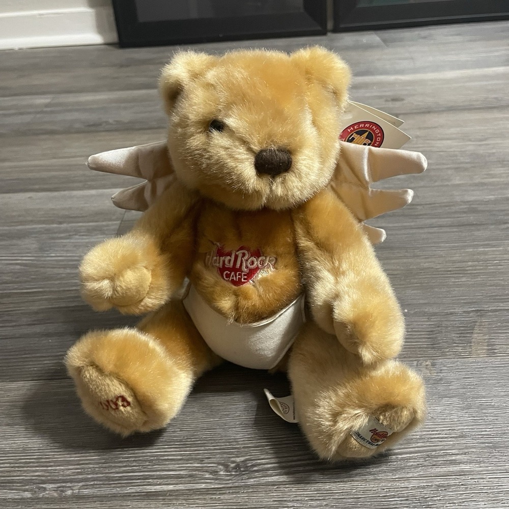 HARD ROCK CAFE Herrington Teddy Bear 2003 HOUSTON Valentines Day Limited Edition